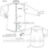 Custom Model Long Sleeve Turn up Collar Bespoke Man Shirt thumbnail-1