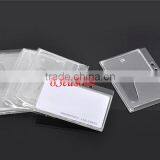 Cheap Wholesale Clear Horizontal Hard Plastic ID Card Badge Holder thumbnail-2
