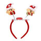 Hot Sale New Product Christmas Antler Headband Christmas Reindeer Headband Knitted Headband thumbnail-1
