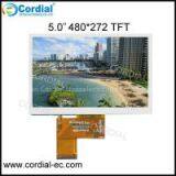 5.0 Inch 480×272 TFT LCD MODULE CT050BLI03, Optional With Resistive and Capacitive Touchscreen