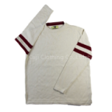 2015 Casual Jersey Pullover Contrast Double-layer Crewneck Bone Sweater thumbnail-1