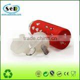 Protable Glass Water Bottle With Silicone Sleeve thumbnail-4