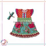 2017 Christmas Halloween party dresses boutique toddler girl clothes affordable flower girl dress