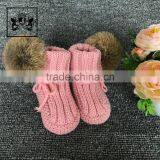 Factory Selling Comfortable Handmade Baby Won Shoes Toddler Booties Crochet Pattern thumbnail-3