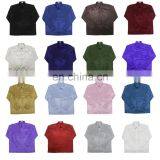 Lofbaz Men Casual Camp Work Everyday Button Down Plain Long / Short Sleeve Shirts thumbnail-2