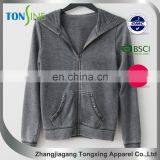 Hot New Products for 2016 Women's Gray Casual Zipper Coat thumbnail-1