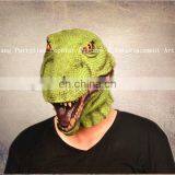 Carnival Halloween Party Crocodiles Latex Head Mask thumbnail-1
