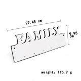 Sublimation MDF Key Holder With FAMILY Words thumbnail-2