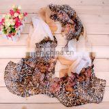Elegant Lady Chiffon Scarf China Wholesale Scarf Polyester Magic Scarf thumbnail-2