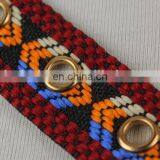 Hot Sale Jacquard Ethnic Eyelet Tape for Garment thumbnail-4