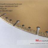 Vacuum Brazed Diamond Saw Blades for Cutting Marble Etc. Miya@moresuperhard.com thumbnail-2