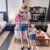New Fashion Design Lotus Leaf Vintage High Waist Children'S Denim Shorts For Girls thumbnail-4