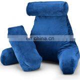 Reading Pillow, Includes 1 Extra Large Bed Rest TV Pillow With Shredded Memory Foam thumbnail-3