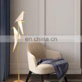 Indoor Modern Hotel Decoration Bird Shade Led Standing Floor Lamp Lampara de Pie Moderna thumbnail-3