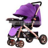 Hot Sale High Landscape Baby Stroller Lightweight Foldable Pram Pushchair thumbnail-5