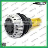 3000LM 3smd 30W LED Hi/Lo Beam H4 Motorcycle Headlight Front Light & H4 Connector thumbnail-1