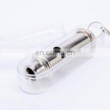 Wholesale Aluminum Outdoor Survival Whistle Football Basketball Sports Emergency Rescue Referee Whistle With Lanyard thumbnail-4
