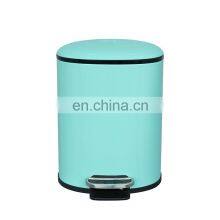 2022 Hot Sale Colorful 5L Kitchen Bathroom Pedal Garbage Bin With Soft Close