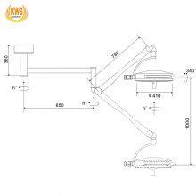 108W LED Plastic Surgery Veterinary Medical Oral Implants Ceiling Shadowless Operation Light Lamp thumbnail-3