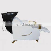 Hair Salon Furniture Back Washing Unit Salon Ceramic Basin Beauty Shampoo Chair Shampoo Bed thumbnail-5
