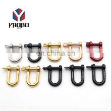 China Manufacture Screw Anchor Bow Shackle Rigging Hardware Fittings Metal M4 Stainless Steel Mini Shackle thumbnail-4
