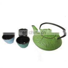 Chinese Enamel New Model Japanese Tea Set 12 Pieces - 1.4 Liter Cast Iron Teapot thumbnail-4