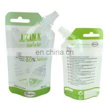 Reusable Doypack Filling Liquid Stand up Spout Pouch 100 ml