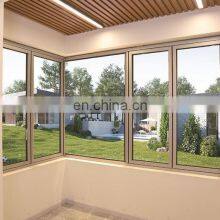 Aluminium Tempered Double Glass Horizontal Folding Window Bi Folding Windows thumbnail-3