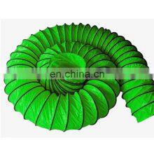 PVC Coated Polyester Vinyl Waterproof Flexible Ventilation Ducting Pipe Air Duct For Underground Project thumbnail-4