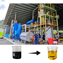 High recover rate waste oil/crude oil/pyrolysis oil to diesel distillation machine for business