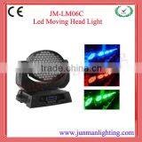 108*3W RGBWA Led Moving Head Wash Light Moving Head Light Disco Stage Light