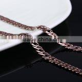 High Quality Coffee Gold Chain Necklace Thick Chain Necklace With Lobster Clasp for Men Quality Choice thumbnail-3