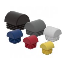 Plastic Domed Ribbed Square Plug Tube Pipe thumbnail-5