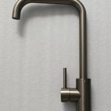 Single Handle Kitchen Faucet With PullDown Sprayer Single Level Single Hole SUS304 Sink Faucet Brushed/Electroplate/GunmetalGrey thumbnail-4