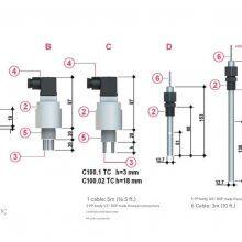 Corrosion-Resistant FIP C100-300 Conductivity Sensor (PP/SS Body) for Ultrapure Water & Wastewater Monitoring thumbnail-2