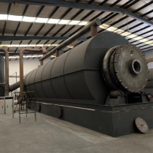 High Oil Yield Waste Tire/plastic to Fuel Oil Pyrolysis Recycling Machine for Sale thumbnail-1