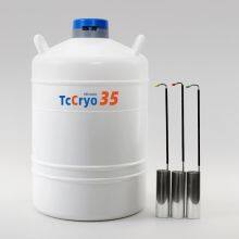 TcCryo YDS-35 Liquid N2 Tank Cryogenic Dewar Flask TcCryo thumbnail-1