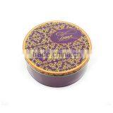 Big Round Brittle Cookie Biscuit Tin Can Gift Snacks Tins Packing thumbnail-2