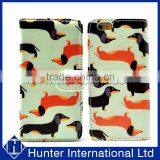 Dog Design Printed Leather Book Case For IPhone 6S thumbnail-1