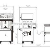 Машина для низконапорного инжектирования по низкой цене и высокому качеству. Электроника, герметизация литиевых батарей. Одностанционная боковая модель JX - 1600A thumbnail-2