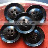 Sedex Audited Factory 2 Pillar ox Horn Button, Buffalo Horn Button thumbnail-3