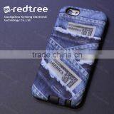 Mobile Phone Water Transfer 3D Print Emboss Phone Cover for IPhone 6s 6plus 7