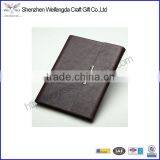 wholesale high quality 6 ring binder leather cover agenda planner 2016 with card slots