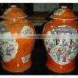 Chinese Antique Hand Painted Procelain Vase thumbnail-1