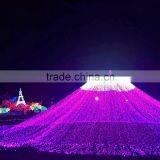 Fullbell 200 LED Wedding Fairy Mesh Net Lighting Outdoor Twinkle Led Christmas Net Lights Blue thumbnail-6