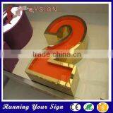 Friendly Led Mirror Stainless Steel Letters Signboard thumbnail-5