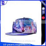 Fashion 3D Printing Snapback Cap Snapback Hat 3D Printing 5 Panel Hat thumbnail-1