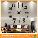 Large Luxury 3D DIY Clock for Home Decoration thumbnail-1