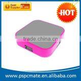 Gracious Mirror Surface 4 Port USB HUB With LED Logo