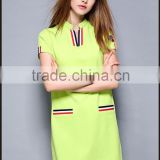 2016 Fashion new summer casual women dress for young lady dress short sleeve fancy dress